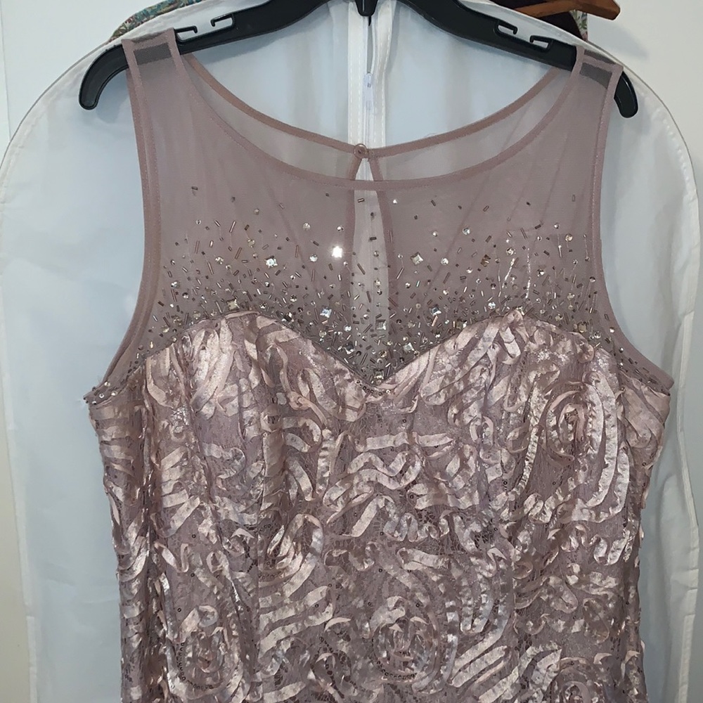 Plus size evening dress